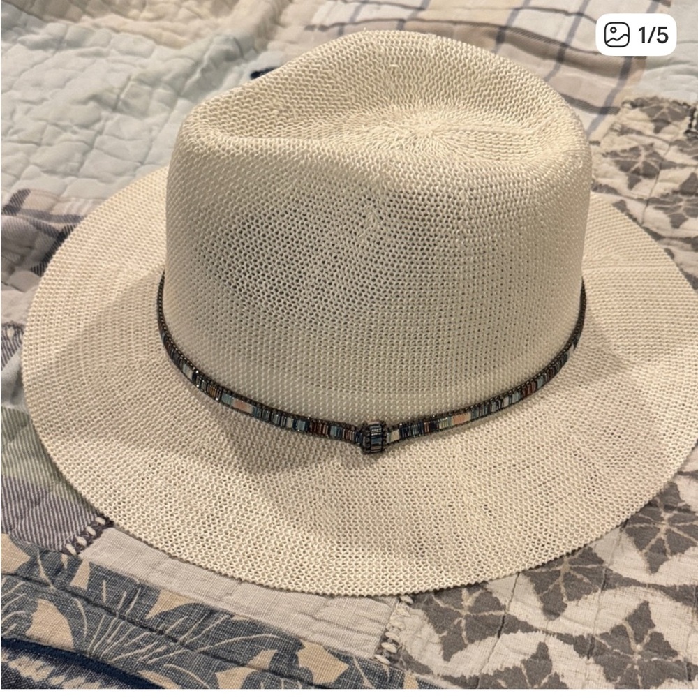 Stylish Cream Fedora Hat